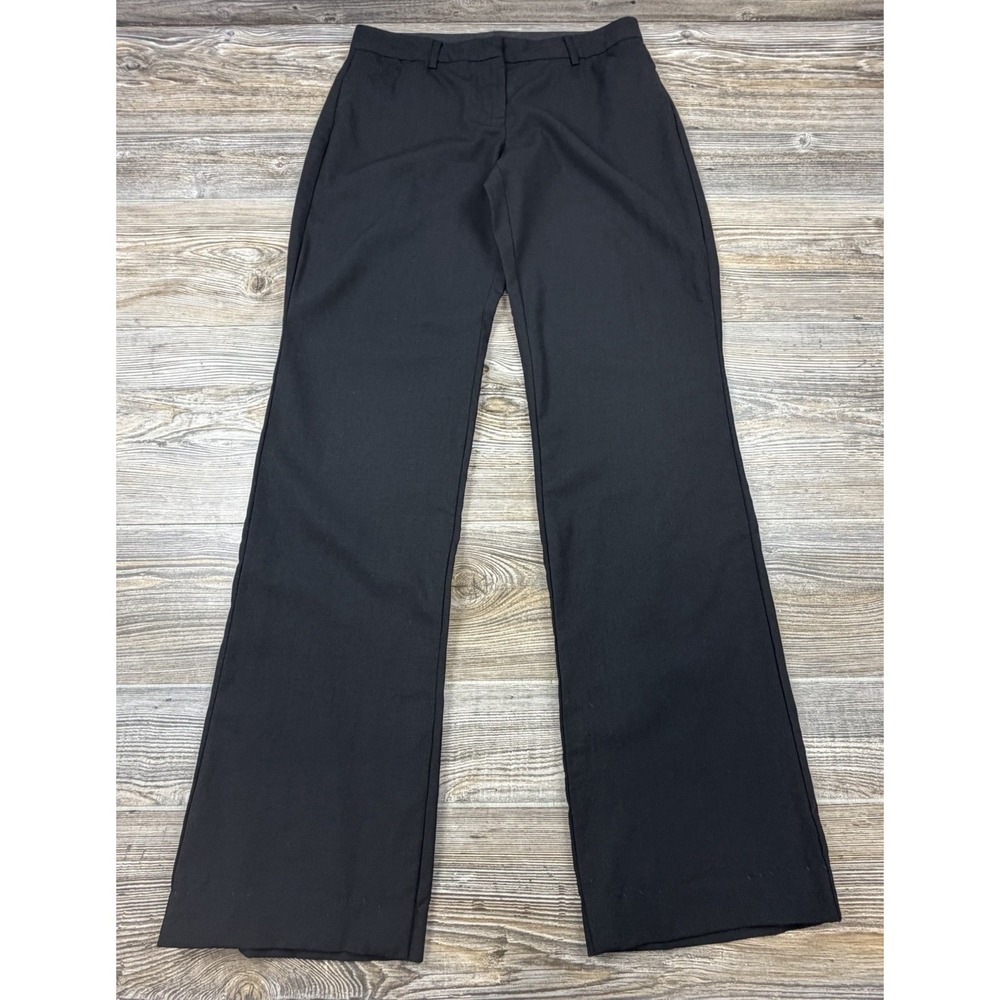 Express Editor Wool/Spandex Black Dress Pants Size 4 (30/32.5) Straight Leg